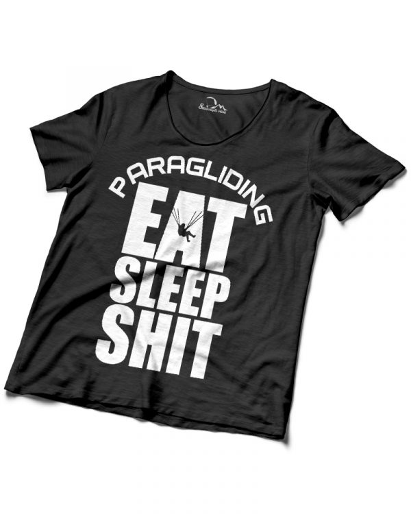 eat sleep shit paragliding férfi polo fekete eat sleep shit paragliding férfi polo fekete