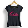 Paragliding Siklóernyős Női Póló fekete neon pink