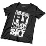 I Believe I can Fly I Believe I can Touch the Sky férfi siklóernyős póló
